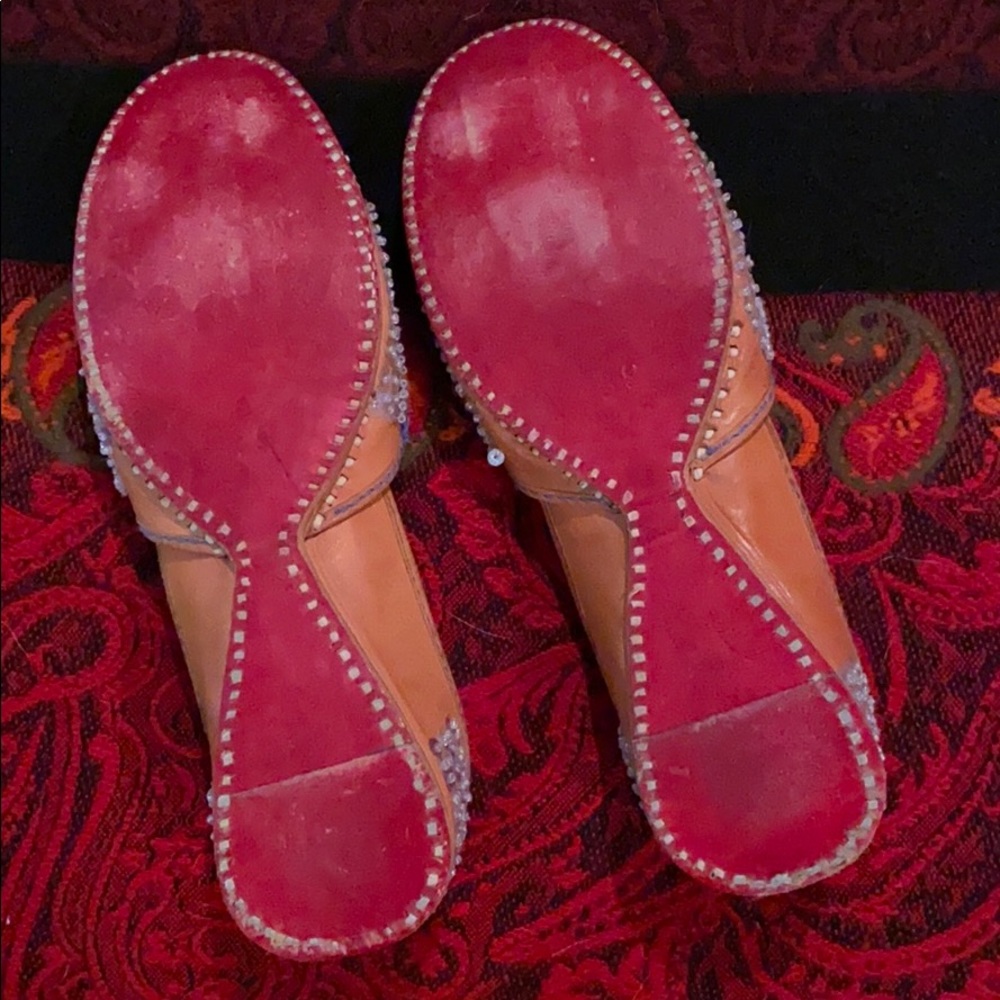 Women’s ethnic leather kalamkari Footwear - Picture 4 of 6